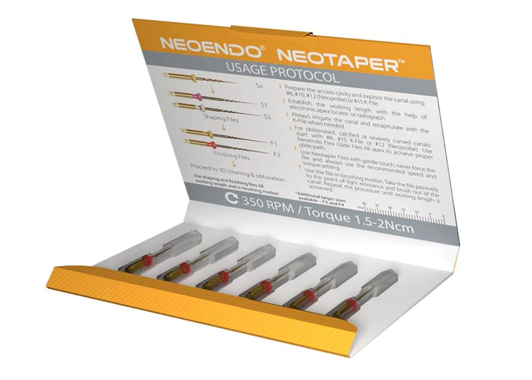 Neotaper Rotary Files ASSORTED-25MM